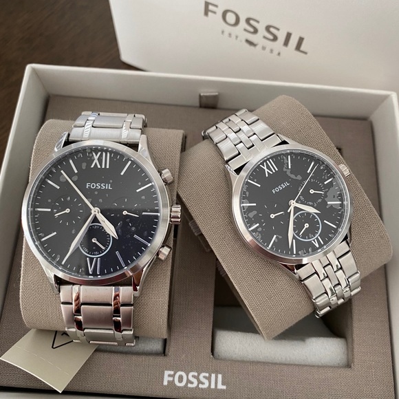 Fossil Couple Watches Gift Set - Picture 2 of 8